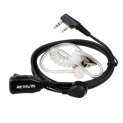 RETEVIS C9003 2 Pin PTT Speaker Microphone Acoustic Tube In-ear Earpiece, C9003