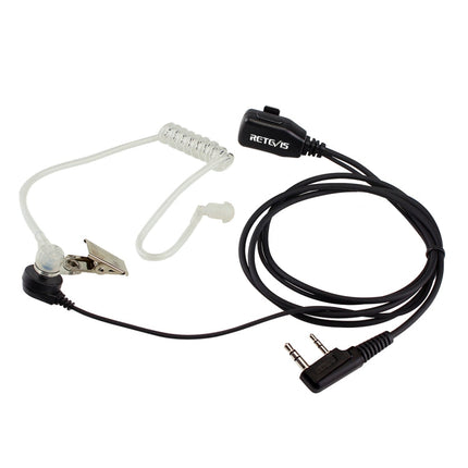 RETEVIS C9003 2 Pin PTT Speaker Microphone Acoustic Tube In-ear Earpiece, C9003