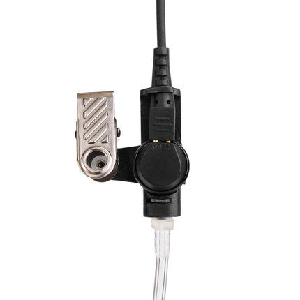 RETEVIS TK 2 Pin Long Clip Air Guide Covert Acoustic Tube Earpiece Speaker Microphone for H-777 / RT-5R / RT-5RV / RT-B6, TK Long Clip