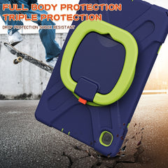 Silicone + PC Protective Case with Holder & Shoulder Strap, For Samsung Galaxy Tab S6 Lite P610