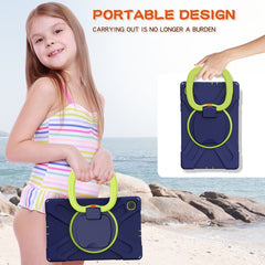 Silicone + PC Protective Case with Holder & Shoulder Strap, For Samsung Galaxy Tab S6 Lite P610