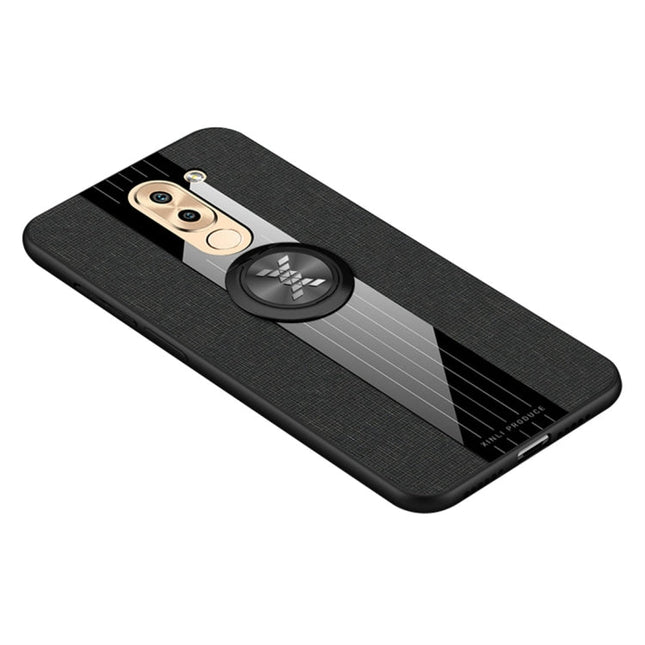 XINLI Stitching Cloth Textue Shockproof TPU Protective Case with Ring Holder, For Huawei Honor 6X, For Huawei Honor 7C / Enjoy 8, For Huawei Honor 10 Lite, For Huawei Honor 20