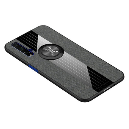 XINLI Stitching Cloth Textue Shockproof TPU Protective Case with Ring Holder, For Huawei Honor 6X, For Huawei Honor 7C / Enjoy 8, For Huawei Honor 10 Lite, For Huawei Honor 20