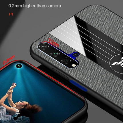 XINLI Stitching Cloth Textue Shockproof TPU Protective Case with Ring Holder, For Huawei Honor 20 Pro, For Huawei Honor 7X, For Huawei Honor 8X, For Huawei Honor 9X