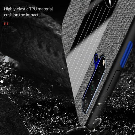 XINLI Stitching Cloth Textue Shockproof TPU Protective Case with Ring Holder, For Huawei Honor 20 Pro, For Huawei Honor 7X, For Huawei Honor 8X, For Huawei Honor 9X