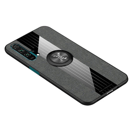 XINLI Stitching Cloth Textue Shockproof TPU Protective Case with Ring Holder, For Huawei Honor 20 Pro, For Huawei Honor 7X, For Huawei Honor 8X, For Huawei Honor 9X