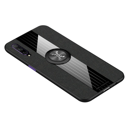 XINLI Stitching Cloth Textue Shockproof TPU Protective Case with Ring Holder, For Huawei Honor 9X Pro, For Huawei Honor 10, For Huawei Honor Play, For Huawei Honor View 10