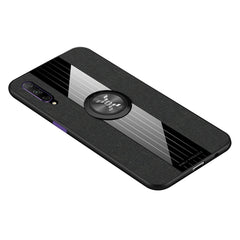 XINLI Stitching Cloth Textue Shockproof TPU Protective Case with Ring Holder, For Huawei Honor 9X Pro, For Huawei Honor 10, For Huawei Honor Play, For Huawei Honor View 10