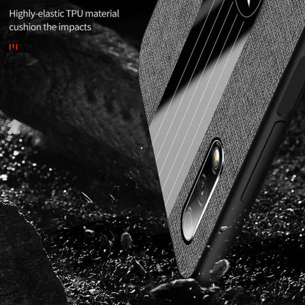 XINLI Stitching Cloth Textue Shockproof TPU Protective Case with Ring Holder, For Huawei Honor 9X Pro, For Huawei Honor 10, For Huawei Honor Play, For Huawei Honor View 10