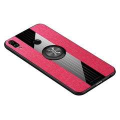 XINLI Stitching Cloth Textue Shockproof TPU Protective Case with Ring Holder, For Huawei Honor 9X Pro, For Huawei Honor 10, For Huawei Honor Play, For Huawei Honor View 10