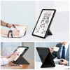 Cloth Texture Multi-folding Horizontal Flip PU Leather Shockproof Case with Holder & Sleep / Wake-up Function, For iPad Pro 12.9 2022 / 2021