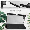 Three-folding Acrylic TPU + PU Leather Horizontal Flip Case with Holder & Pen Slot & Sleep / Wake-up Function, For iPad Pro 11 (2021/2020/2018)