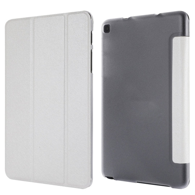Silk Texture Three-fold Horizontal Flip Leather Case with Holder & Pen Slot, For Samsung Galaxy Tab A7 Lite 8.7 T220 / T225, For iPad Air 13 2025 / 2024 / iPad Pro 12.9 2022 / 2021