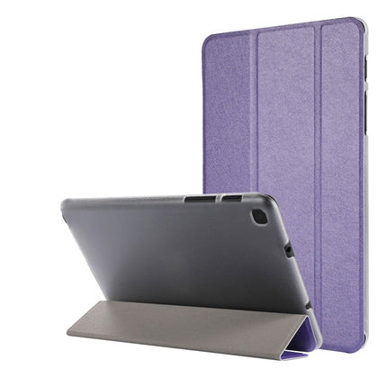 Silk Texture Three-fold Horizontal Flip Leather Case with Holder & Pen Slot, For Samsung Galaxy Tab A7 Lite 8.7 T220 / T225, For iPad Air 13 2025 / 2024 / iPad Pro 12.9 2022 / 2021