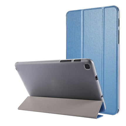 Silk Texture Three-fold Horizontal Flip Leather Case with Holder & Pen Slot, For Samsung Galaxy Tab A7 Lite 8.7 T220 / T225, For iPad Air 13 2025 / 2024 / iPad Pro 12.9 2022 / 2021