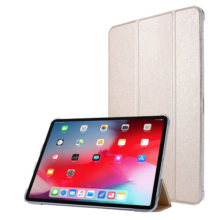 Silk Texture Three-fold Horizontal Flip Leather Case with Holder & Pen Slot, For Samsung Galaxy Tab A7 Lite 8.7 T220 / T225, For iPad Air 13 2025 / 2024 / iPad Pro 12.9 2022 / 2021