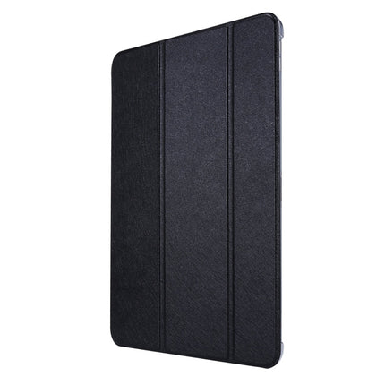 Silk Texture Three-fold Horizontal Flip Leather Case with Holder & Pen Slot, For iPad Pro 11 (2021)