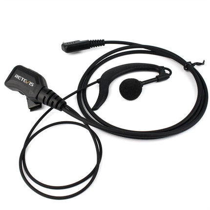 RETEVIS R-111 G Type PTT Adjustable Volume Earphone Microphone for H-777/RT-5R/RT1/RT2/RT5, R-111 K Head