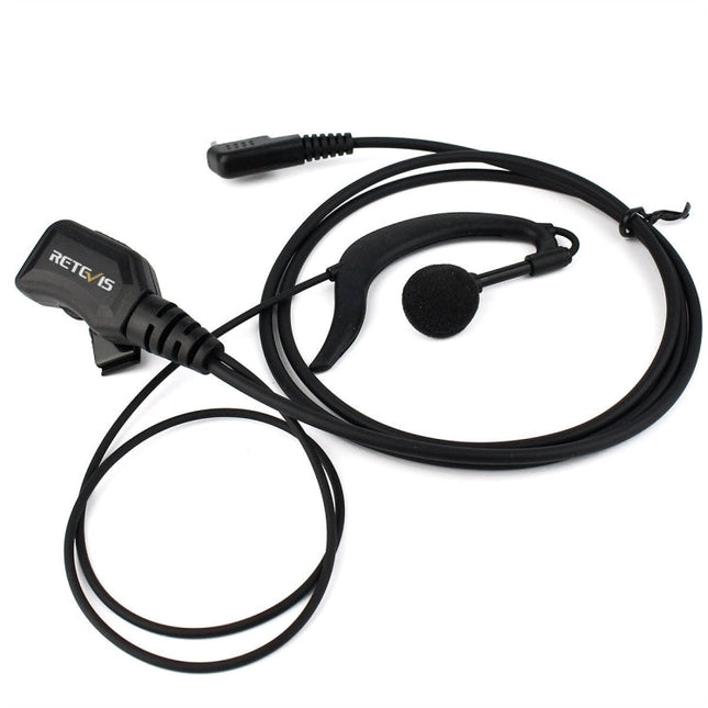RETEVIS R-111 G Type PTT Adjustable Volume Earphone Microphone for H-777/RT-5R/RT1/RT2/RT5, R-111 K Head