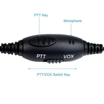 RETEVIS R-114 2 Pin K Head VOX Headset  Earphone Microphone, R-114