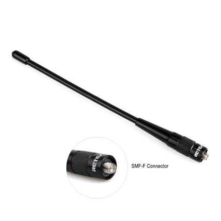 RETEVIS RHD-701 136-174+400-480MHz SMA-F Female Dual Band Antenna for H-777/RT5/RT6/RT7/RT-5R/888s, RHD-701