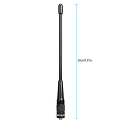 RETEVIS RHD-701 136-174+400-480MHz SMA-F Female Dual Band Antenna for H-777/RT5/RT6/RT7/RT-5R/888s, RHD-701