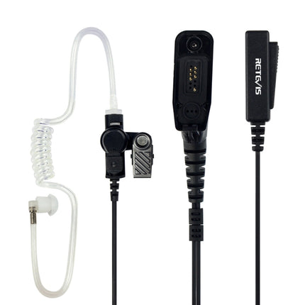 RETEVIS R-1M21 Two-wire Large PTT Acoustic Tube Earphone Microphone for Motorola XPR6000/XPR6550/DP4800/DP4801, R-1M21