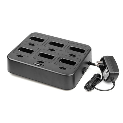 RETEVIS RTC22 Multi-function Six-Way Walkie Talkie Charger for Retevis RT22,, RTC22 EU Plug, RTC22 US Plug