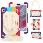 For Samsung Galaxy Tab A7 Lite T220 / T225 / Colorful Red Beige