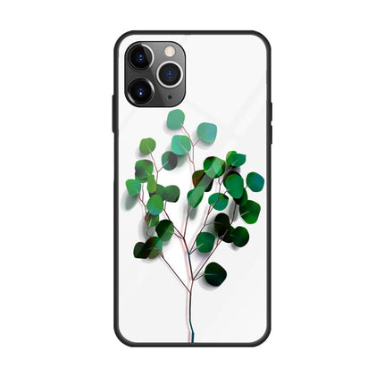Colorful Painted Glass Case, For iPhone 11