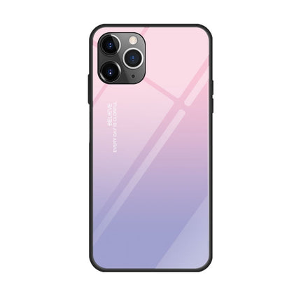 Colorful Painted Glass Case, For iPhone 11