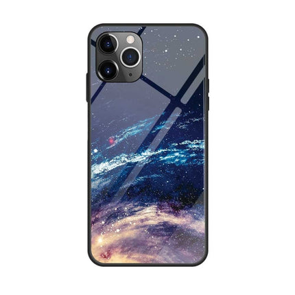 Colorful Painted Glass Case, For iPhone 11