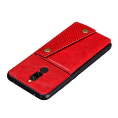 Shockproof Magnetic PU + TPU Protective Case with Card Slots, For Xiaomi Redmi 8, For Xiaomi Redmi 8A, For OPPO Realme XT, For OPPO A9 (2020), For OPPO Reno2, For OPPO Realme 5