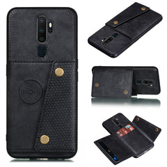 Shockproof Magnetic PU + TPU Protective Case with Card Slots, For Xiaomi Redmi 8, For Xiaomi Redmi 8A, For OPPO Realme XT, For OPPO A9 (2020), For OPPO Reno2, For OPPO Realme 5