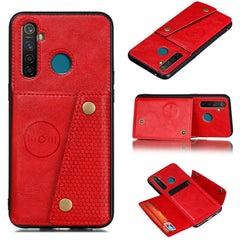 Shockproof Magnetic PU + TPU Protective Case with Card Slots, For OPPO Realme 5 Pro, For OnePlus 7T, For Galaxy A70s, For Galaxy A90 5G