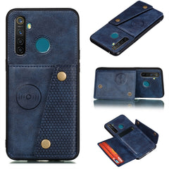 Shockproof Magnetic PU + TPU Protective Case with Card Slots, For OPPO Realme 5 Pro, For OnePlus 7T, For Galaxy A70s, For Galaxy A90 5G