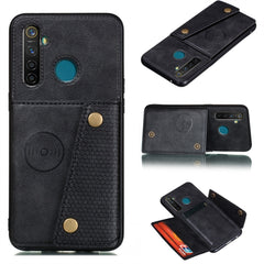 Shockproof Magnetic PU + TPU Protective Case with Card Slots, For OPPO Realme 5 Pro, For OnePlus 7T, For Galaxy A70s, For Galaxy A90 5G