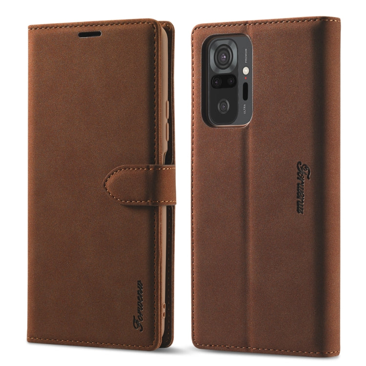 Forwenw F1 Series Matte Strong Magnetism Horizontal Flip Leather Case with Holder & Card Slots & Wallet & Photo Frame