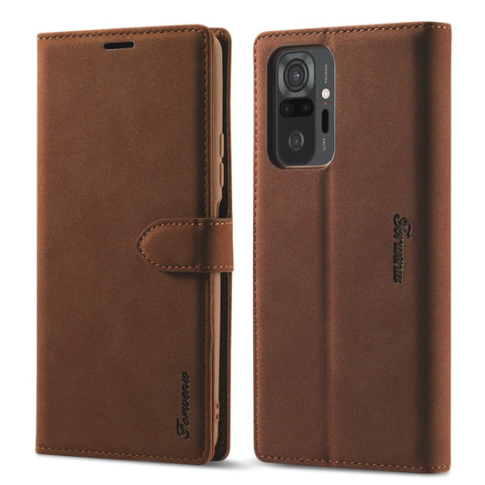 Forwenw F1 Series Matte Strong Magnetism Horizontal Flip Leather Case with Holder & Card Slots & Wallet & Photo Frame