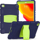 For iPad 10.2 2021 / 2020 / 2019 / NavyBlue+Lime