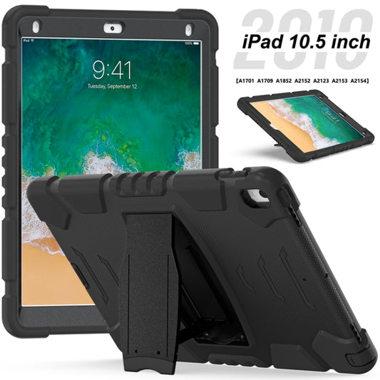 3-Layer Protection  Screen Frame + PC + Silicone Shockproof Combination Case with Holder, For iPad Pro 10.5 (2019) / (2017)