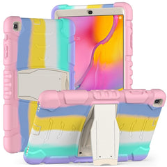 3-Layer Protection  Screen Frame + PC + Silicone Shockproof Combination Case with Holder, For Samsung Galaxy Tab A 10.1 (2019) T510, For Samsung Galaxy Tab S6 T860