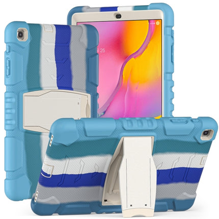 3-Layer Protection  Screen Frame + PC + Silicone Shockproof Combination Case with Holder, For Samsung Galaxy Tab A 10.1 (2019) T510, For Samsung Galaxy Tab S6 T860