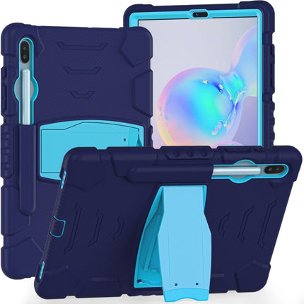 3-Layer Protection  Screen Frame + PC + Silicone Shockproof Combination Case with Holder, For Samsung Galaxy Tab A 10.1 (2019) T510, For Samsung Galaxy Tab S6 T860