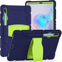 3-Layer Protection  Screen Frame + PC + Silicone Shockproof Combination Case with Holder, For Samsung Galaxy Tab A 10.1 (2019) T510, For Samsung Galaxy Tab S6 T860