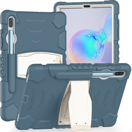 3-Layer Protection  Screen Frame + PC + Silicone Shockproof Combination Case with Holder, For Samsung Galaxy Tab A 10.1 (2019) T510, For Samsung Galaxy Tab S6 T860
