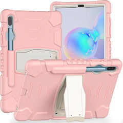 3-Layer Protection  Screen Frame + PC + Silicone Shockproof Combination Case with Holder, For Samsung Galaxy Tab A 10.1 (2019) T510, For Samsung Galaxy Tab S6 T860