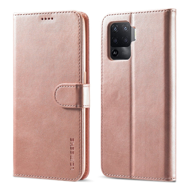 LC.IMEEKE Calf Texture Horizontal Flip Leather Case, with Holder & Card Slots & Wallet, For OPPO F19 Pro/A94 4G/Reno 5F, For OPPO Realme 8 / 8 Pro