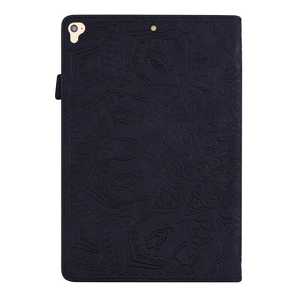 Calf Pattern Double Folding Design Embossed Leather Case with Holder & Card Slots & Pen Slot & Elastic Band, For iPad Pro 9.7 inch, For iPad 10.2 2021 / 2020 / 2019, For iPad 4 & 3 & 2, For Samsung Galaxy Tab A 10.5 T590 / T595