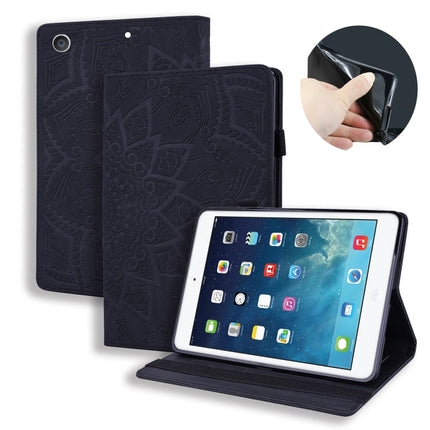 Calf Pattern Double Folding Design Embossed Leather Case with Holder & Card Slots & Pen Slot & Elastic Band, For iPad Pro 9.7 inch, For iPad 10.2 2021 / 2020 / 2019, For iPad 4 & 3 & 2, For Samsung Galaxy Tab A 10.5 T590 / T595